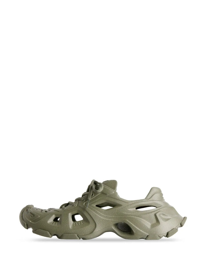 Balenciaga Hd Cut-Out Low-Top Sneakers