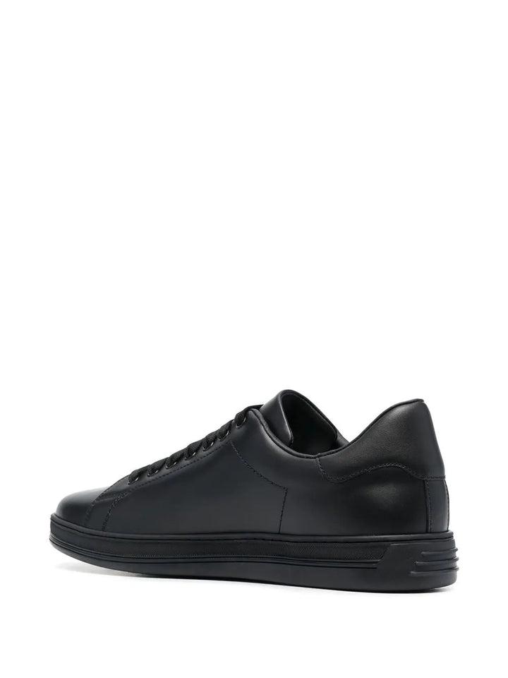 Billionaire Logo-Print Low-Top Sneakers