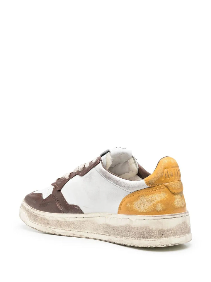 Autry Super Vintage Colour-Block Sneakers