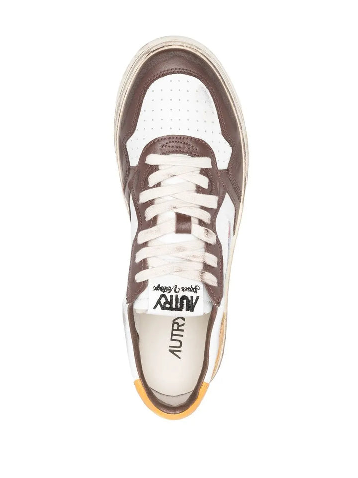 Autry Super Vintage Colour-Block Sneakers
