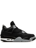 Air Jordan 4 Black Canvas Sneakers