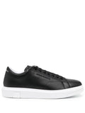 Armani Exchange Leather Low-Top Sneakers