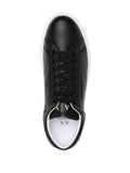 Armani Exchange Leather Low-Top Sneakers