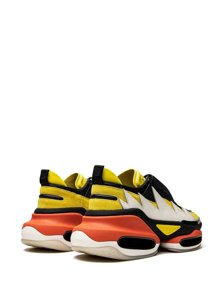 Balmain Pok on B-Bold Low-Top Sneakers