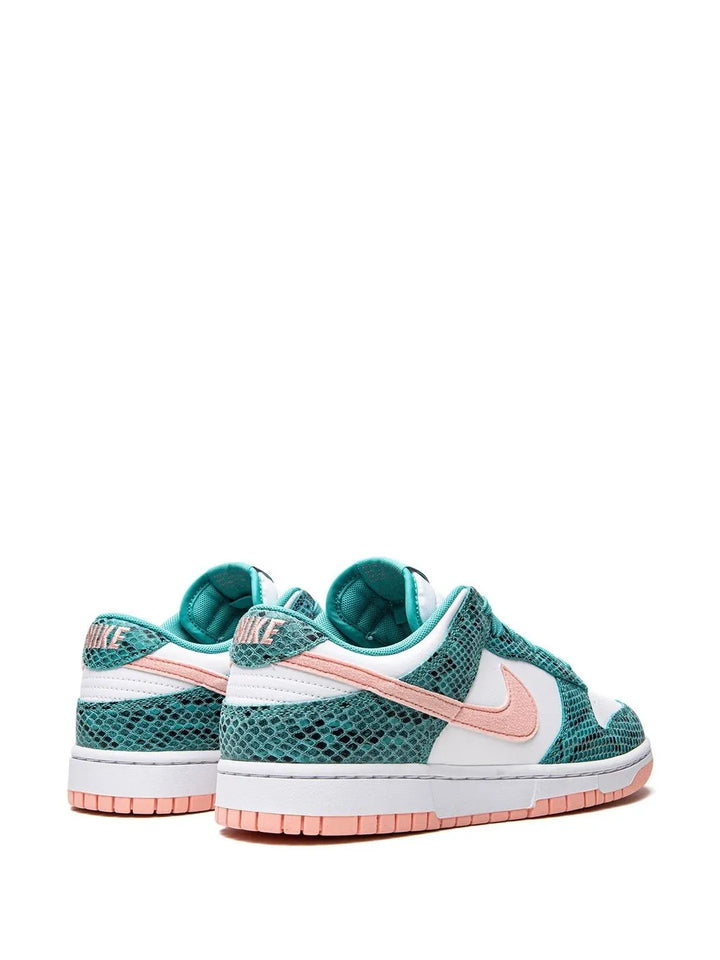 Dunk Low Snakeskin Washed Teal/Bleached Coral Sneakers