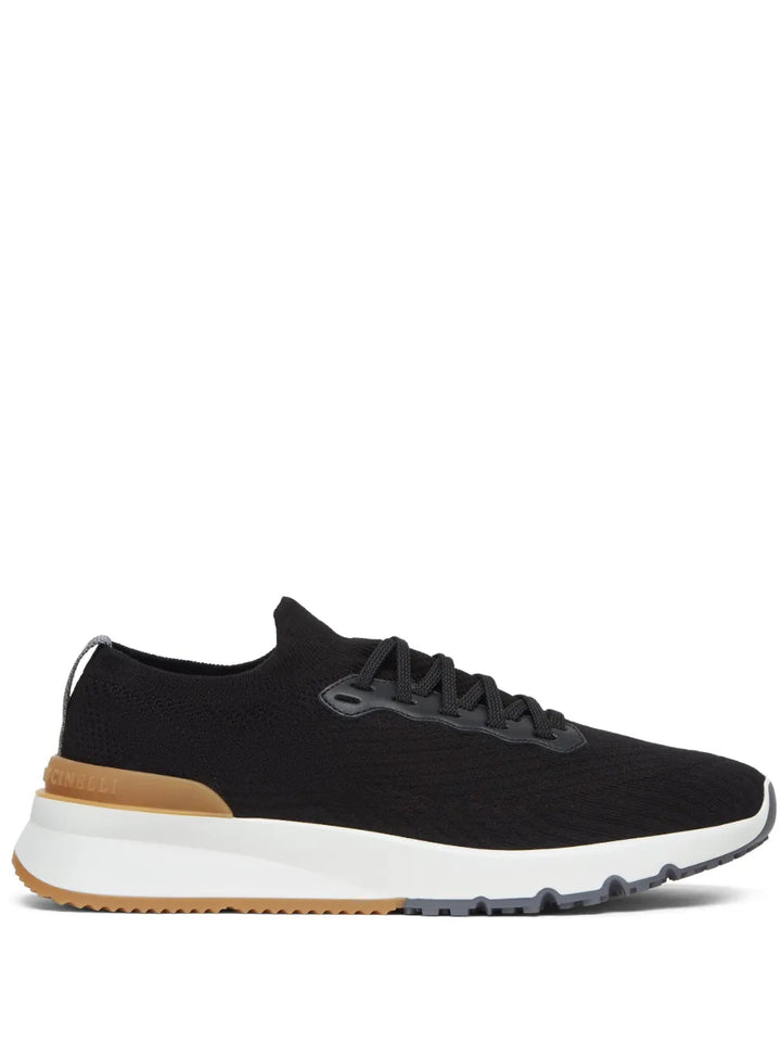Brunello Cucinelli Low-Top Knitted Sneakers
