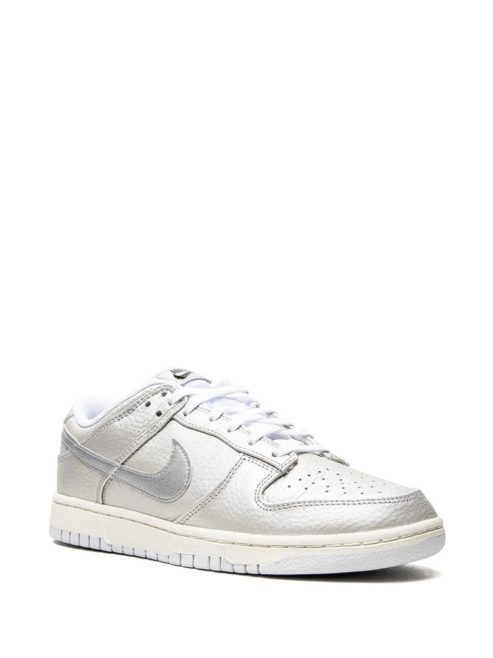 Dunk Low Metallic Silver Sneakers