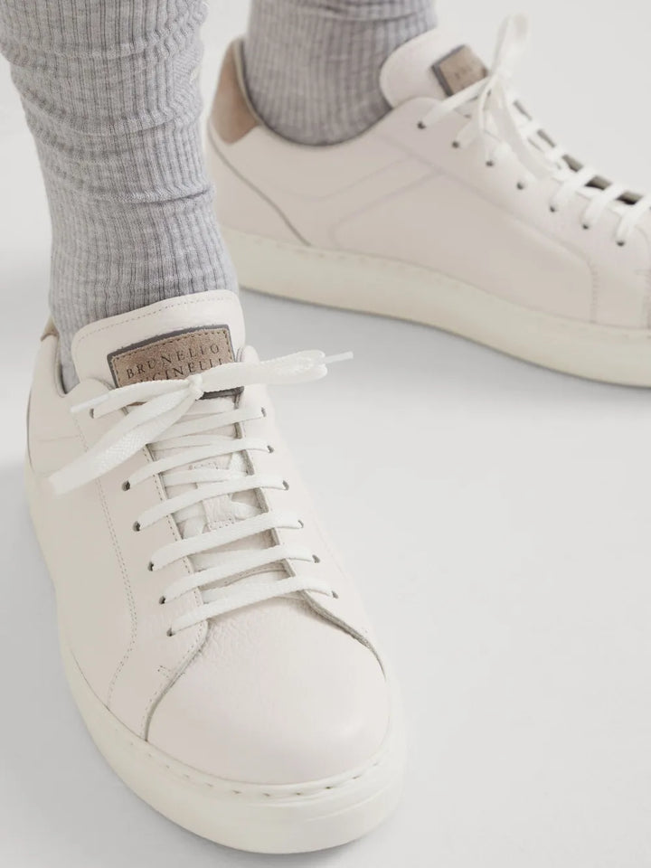 Brunello Cucinelli Panelled Low-Top Sneakers