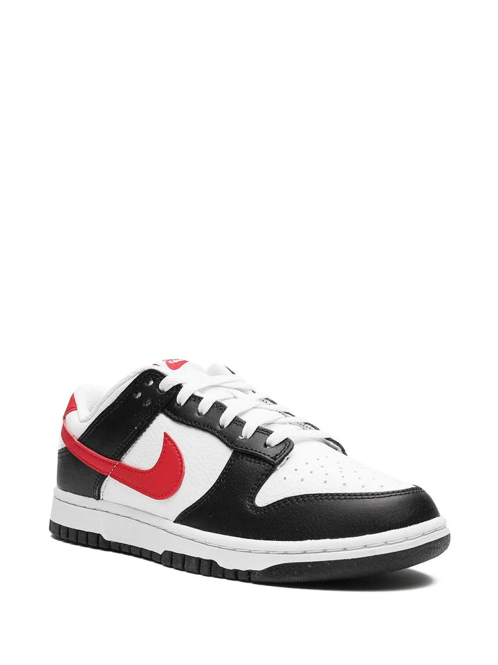 Dunk Low Retro Red Swoosh Panda Sneakers