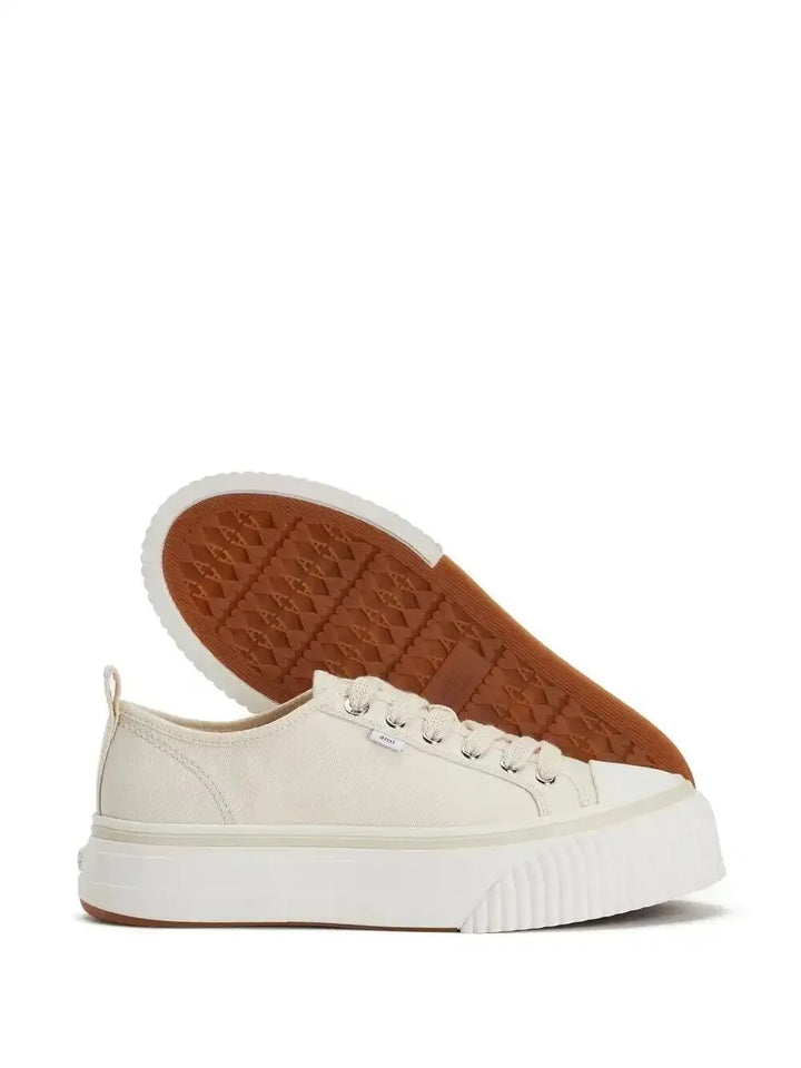 Ami Paris Canvas Low-Top Sneakers