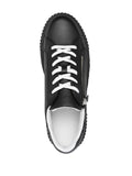 Baldinini Logo-Embossed Low-Top Leather Sneakers