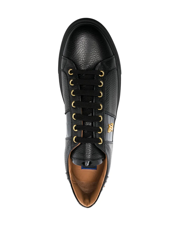 Billionaire Contrast-Detail Low-Top Sneakers