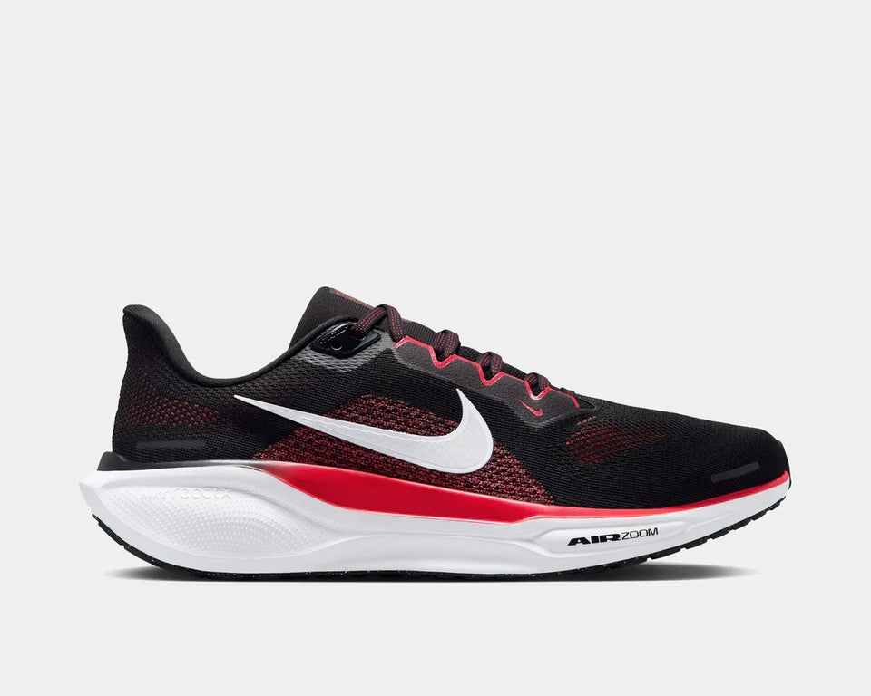  Air Zoom Pegasus 41 Road Running Shoes Black Fire Red White