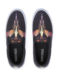 County Of Milan Wings-Motif Slip-On Sneakers