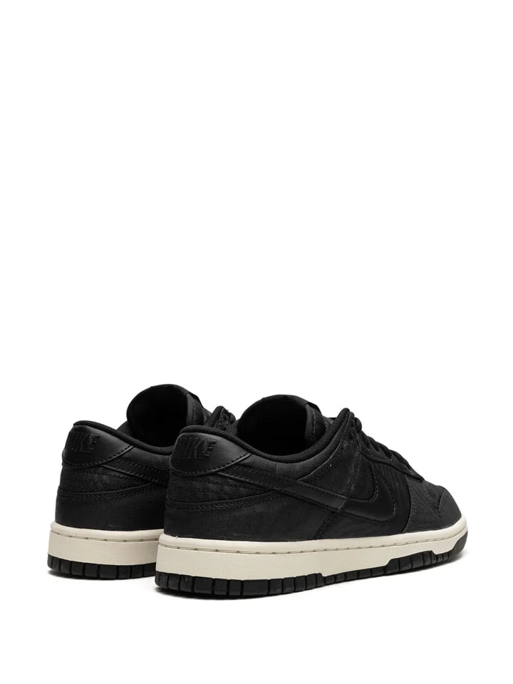 Dunk Low Retro Prm Black Canvas Sneakers