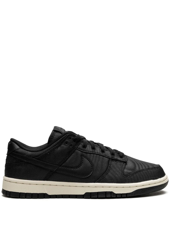 Dunk Low Retro Prm Black Canvas Sneakers