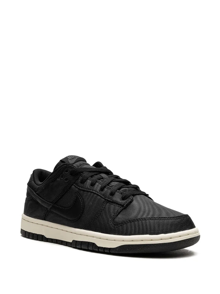 Dunk Low Retro Prm Black Canvas Sneakers