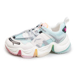 New rainbow jelly bottom women's shoes
