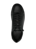 Calvin Klein Logo-Debossed Leather Sneakers