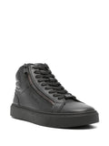 Calvin Klein Logo-Debossed Leather Sneakers