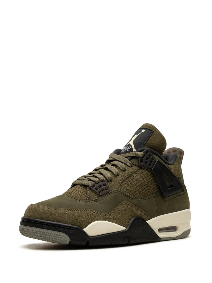 Air Jordan 4 Craft Medium Olive Sneakers