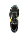 Armani Exchange Logo-Print Panelled Sneakers