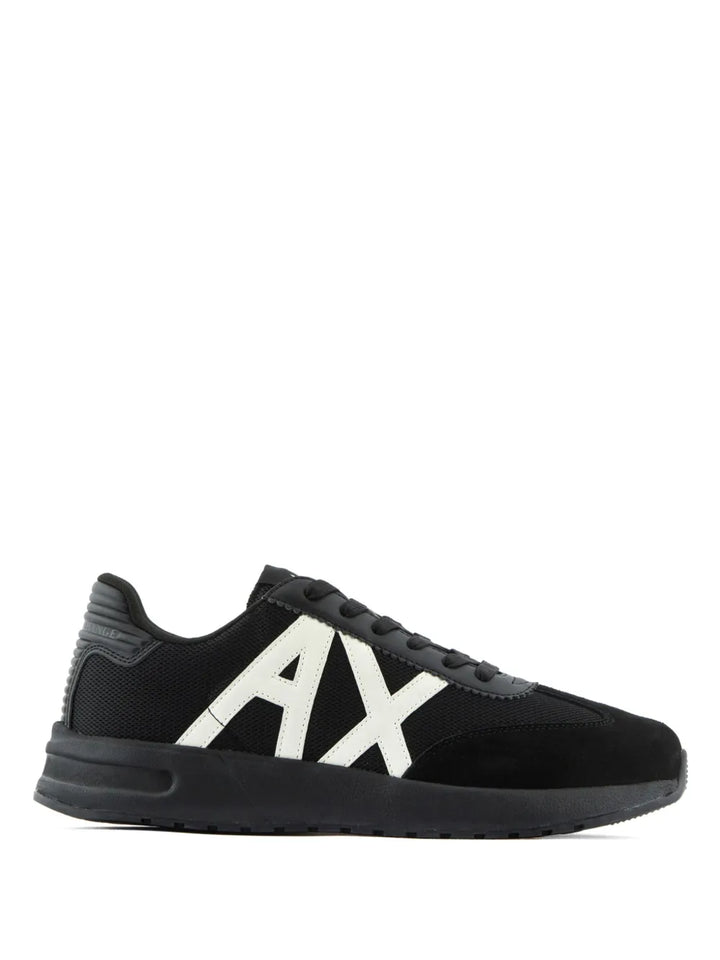 Armani Exchange Logo-Patch Panelled-Design Sneakers