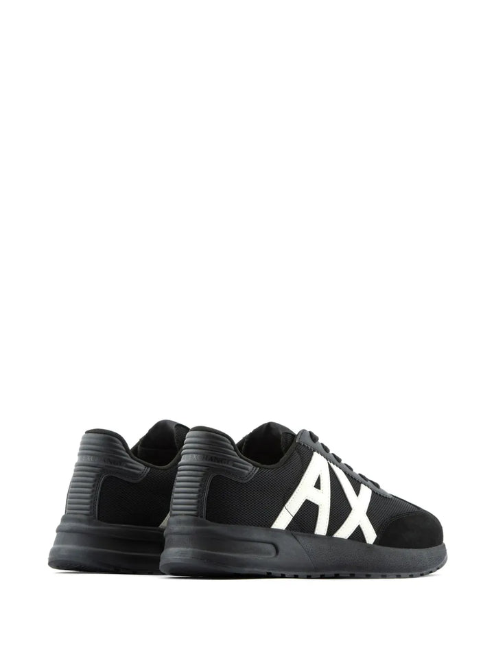 Armani Exchange Logo-Patch Panelled-Design Sneakers