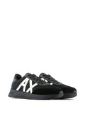 Armani Exchange Logo-Patch Panelled-Design Sneakers