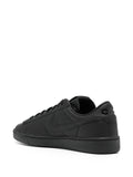 Black Comme Des Gar ns X Nike Lace-Up Leather Sneakers
