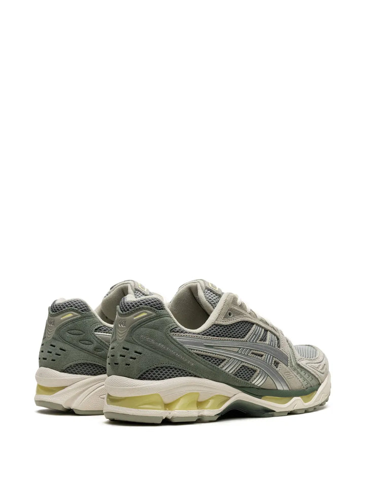 Asics Gel Kayano 14 Olive Grey Pure Silver Sneakers