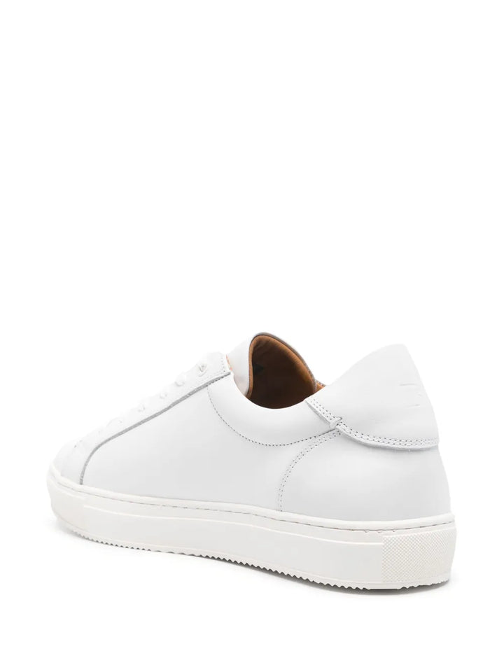 Boggi Milano Panelled Leather Sneakers