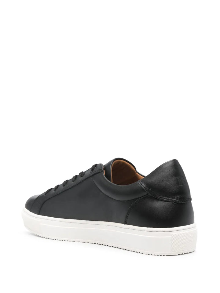 Boggi Milano Panelled Leather Sneakers
