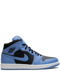 Air Jordan 1 Mid University Blue/Black Sneakers