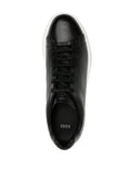 Boss Lace-Up Leather Sneakers