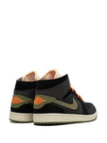 Air Jordan 1 Mid Se Craft Anthracite/Light Olive Sneakers
