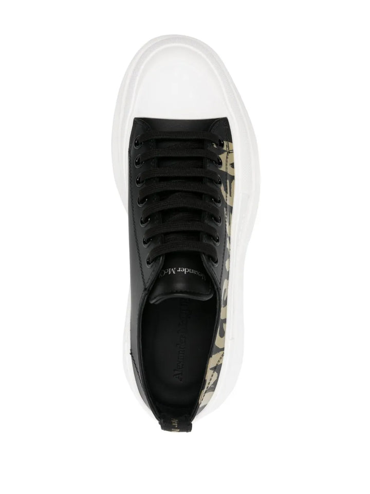 Alexander Mcqueen Tread Slick Lace-Up Sneakers