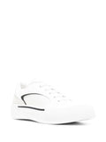 Alexander Mcqueen Skate Deck Plimsoll Leather Sneakers