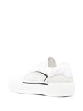 Alexander Mcqueen Skate Deck Plimsoll Leather Sneakers