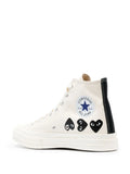 Comme Des Gar ns Play X Converse Chuck 70 High-Top Sneakers