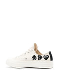 Comme Des Gar ns Play X Converse Chuck 70 Canvas Sneakers