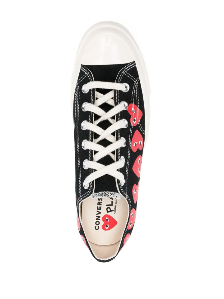 Comme Des Gar ns Play X Converse Chuck 70 Multi Heart Sneakers