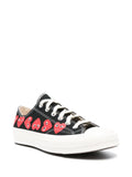 Comme Des Gar ns Play X Converse Chuck 70 Multi Heart Sneakers