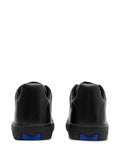 Burberry Box Logo-Embossed Leather Sneakers