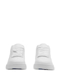 Burberry Box Logo-Debossed Leather Sneakers