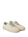 Brunello Cucinelli Branded Heel-Counter Cotton Sneakers