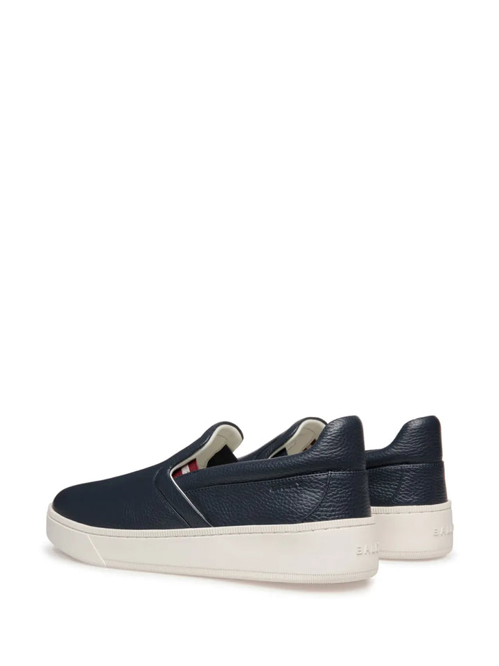 Bally Slip-On Leather Sneakers