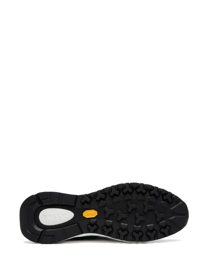 Bally Logo-Appliqu Mesh-Panelling Sneakers