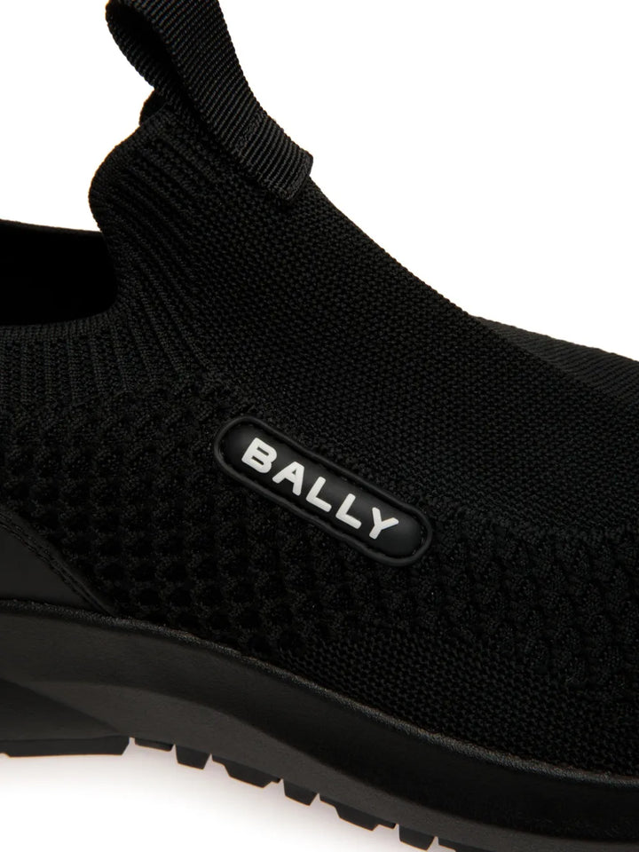 Bally Logo-Plaque Slip-On Sneakers