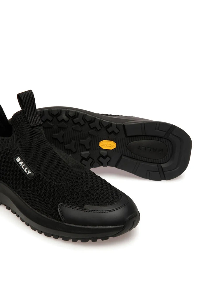 Bally Logo-Plaque Slip-On Sneakers